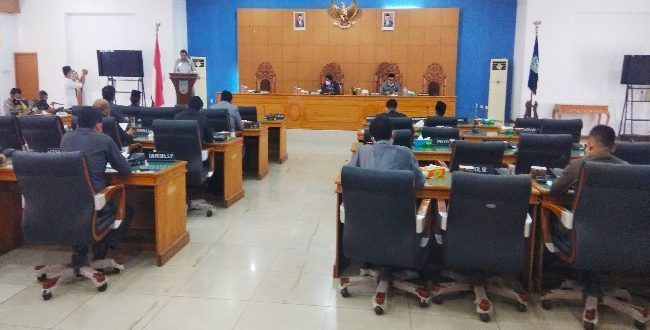 DPRD Bengkulu Utara Gelar Paripurna Pengantar Bupati Terhadap Raperda APBD 2024